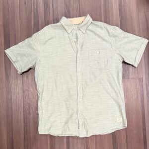 Weatherproof Men's Light Green Casual Button Down Shirt